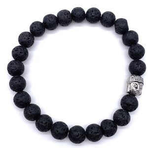 Unisex Lava Stone Bracelet (healing/Inner peace)